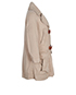 Louis Vuitton Buckle Linen Coat, side view