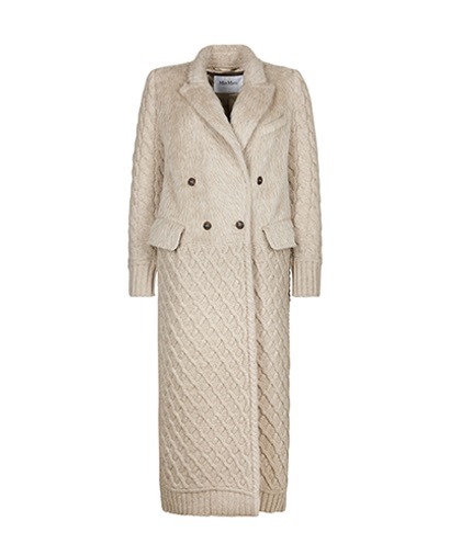 Max Mara ALDA Knitted Coat, front view