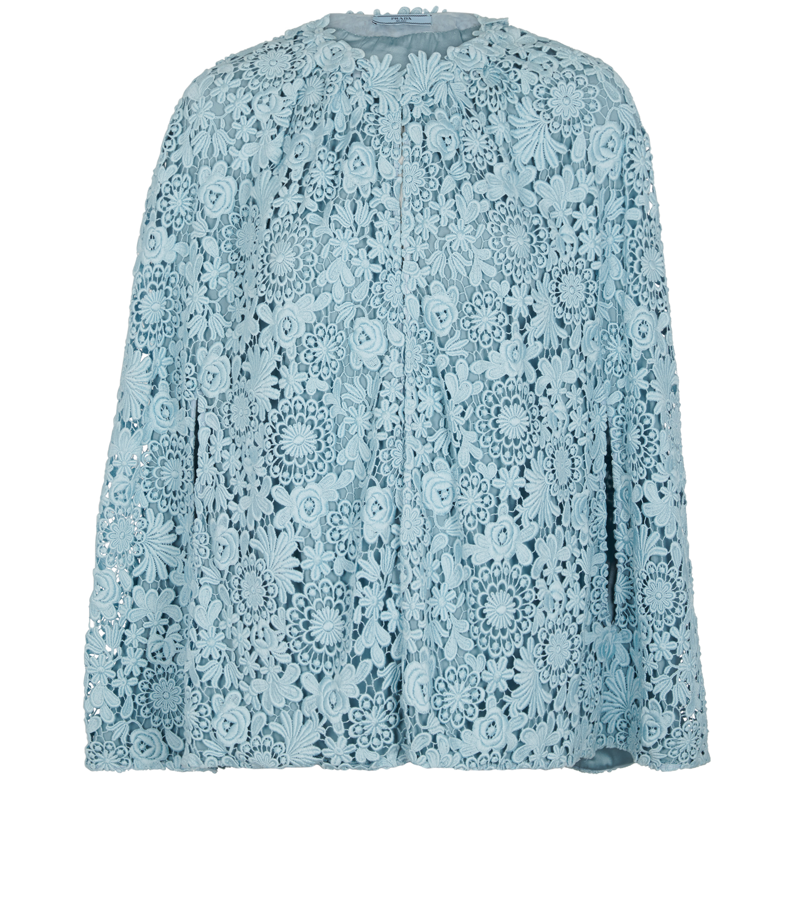 Pre-loved Prada 2018 Floral Lace Cape - £350