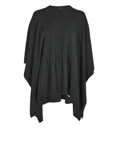 Valentino Lace Detail Poncho, front view
