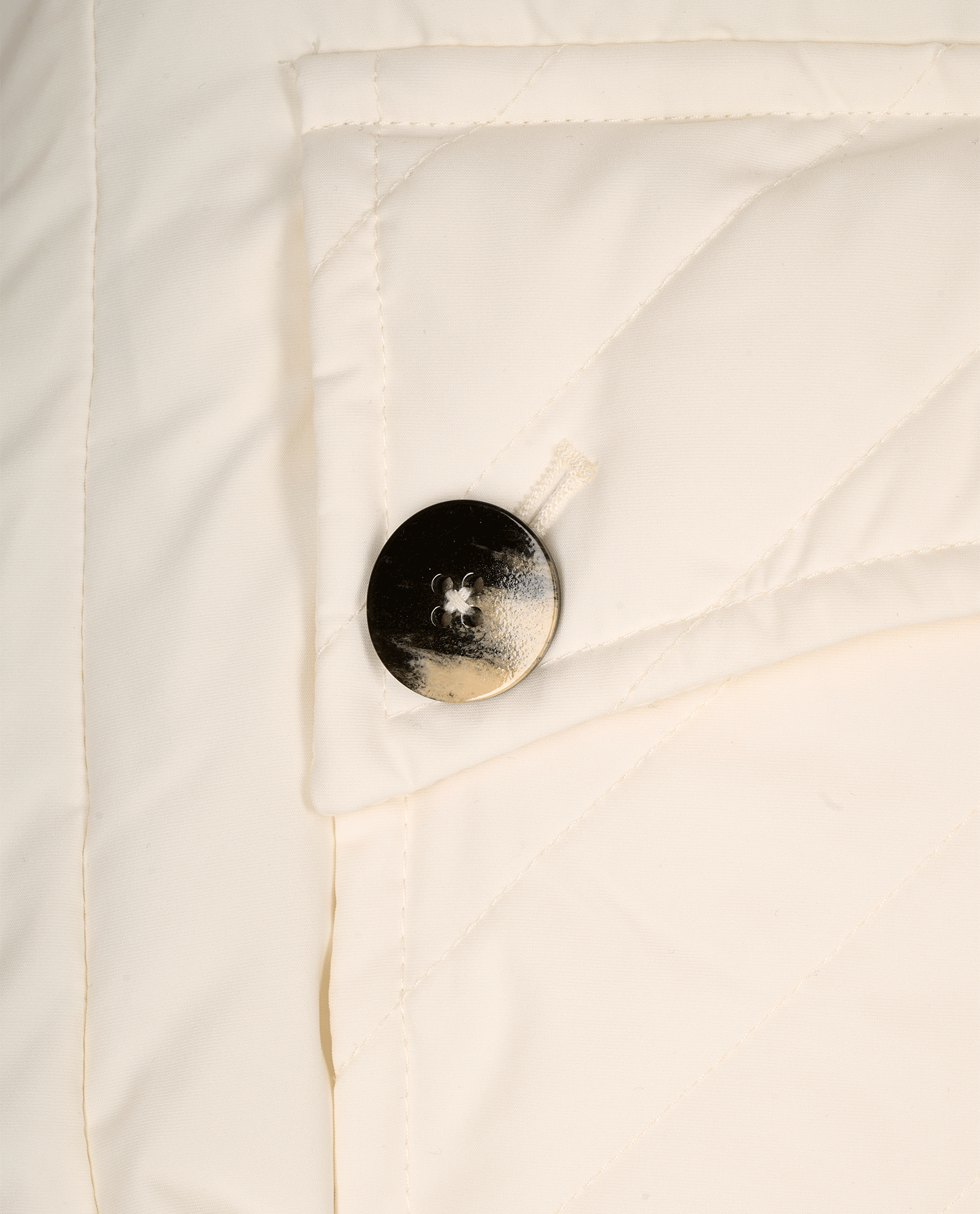 Ganni Tech Puffer Coat With Scarf, &pound;150, Clothing, White, Polyester (Polymer), Other view