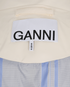Ganni Tech Puffer Coat With Scarf, &pound;150, Clothing, White, Polyester (Polymer), Other view