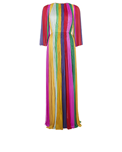 Dolce & Gabbana Rainbow SS18 Runway Gown, Silk, Rainbow, 6, 3*