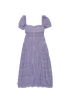 Self-Portrait Lace Long Dress, back view