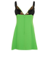Dolce & Gabbana Mini Dress, &pound;210, Clothing, Green, Polyester (Polymer)/Wool, Back view