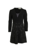 Stella McCartney Jacquard Dress, &pound;230, Clothing, Black, Viscose/Wool, Front view