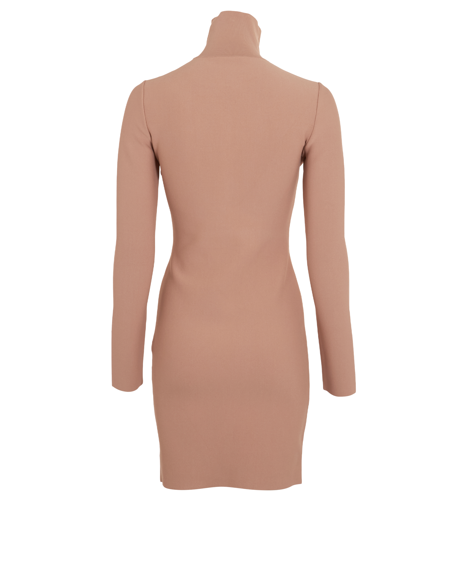 Alaia Angia Stretch Knit Dress, &pound;550, Clothing, Beige, Viscose, Back view