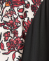 Louis Vuitton Floral Tie-Waist Dress, &pound;210, Clothing, Black/Red/White, Silk/Viscose, Other view