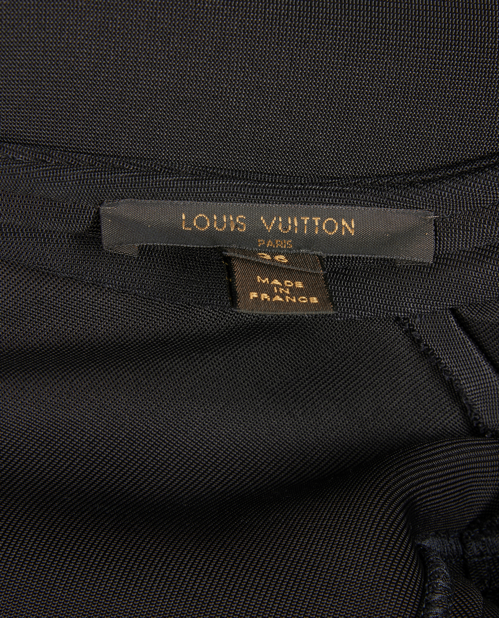 Louis Vuitton Zip-Detailed Long Sleeves Dress, &pound;230, Clothing, Black, Viscose, Other view