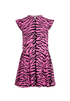 Saint Laurent Zebra Mini Dress, &pound;150, Clothing, Black/Pink, Viscose, Front view