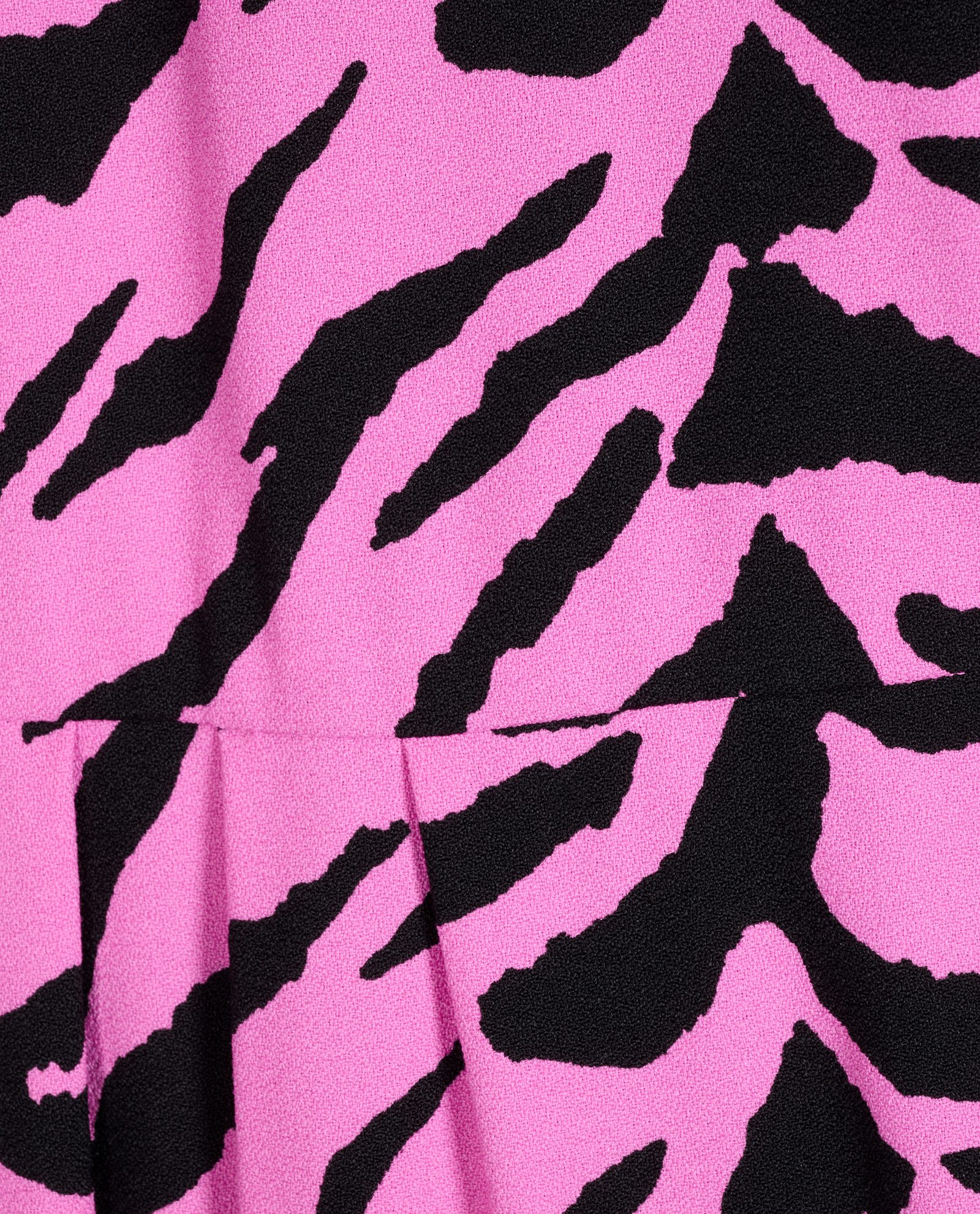 Saint Laurent Zebra Mini Dress, &pound;150, Clothing, Black/Pink, Viscose, Other view