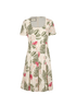 Gucci Hawaiian Floral Dress, &pound;295, Clothing, Cream, Cotton, Front view