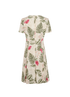 Gucci Hawaiian Floral Dress, &pound;295, Clothing, Cream, Cotton, Back view