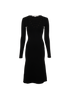 Stella McCartney Lace-Up Long Sleeves Dress, &pound;180, Clothing, Black, Viscose, Front view