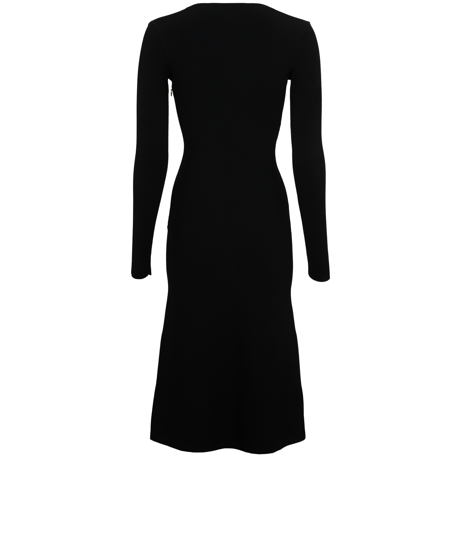Stella McCartney Lace-Up Long Sleeves Dress, &pound;180, Clothing, Black, Viscose, Back view