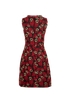 Dolce & Gabbana Mini Embellished Dress, &pound;210, Clothing, Black/Red, Polyester (Polymer), Back view