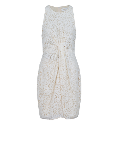 Zimmermann Lace Knot Sleeveless Dress, &pound;70, Clothing, Cream, Cotton/Nylon, Front view