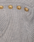 Balmain Stretchy Maxi Dress, &pound;220, Clothing, Grey, Wool, Other view
