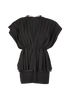 Gucci Pleated Mini Dress, &pound;275, Clothing, Black, Wool, Front view