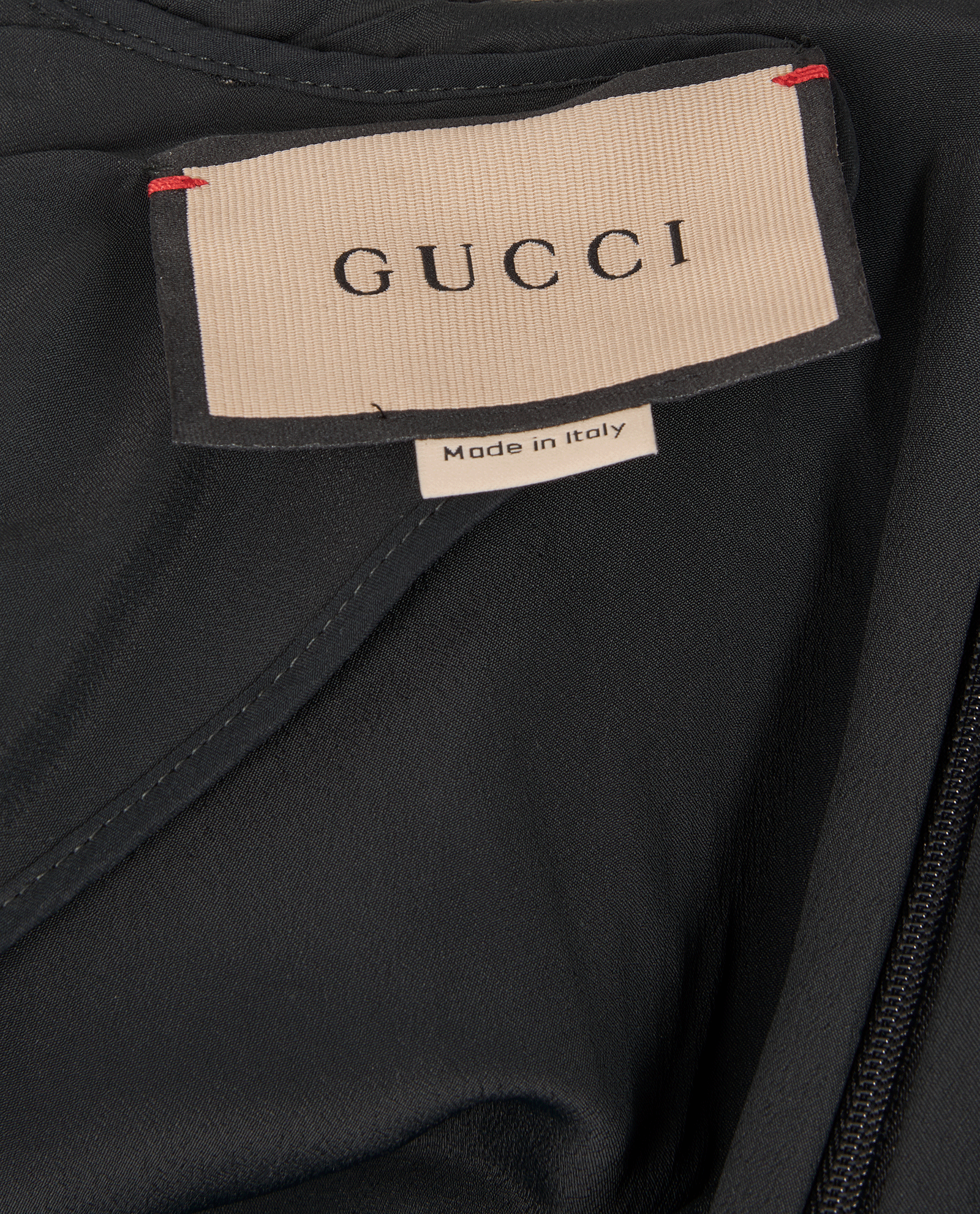 Gucci Pleated Mini Dress, &pound;275, Clothing, Black, Wool, Other view