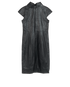 Chanel Midi Dress, &pound;595, Clothing, Black, Leather, Back view