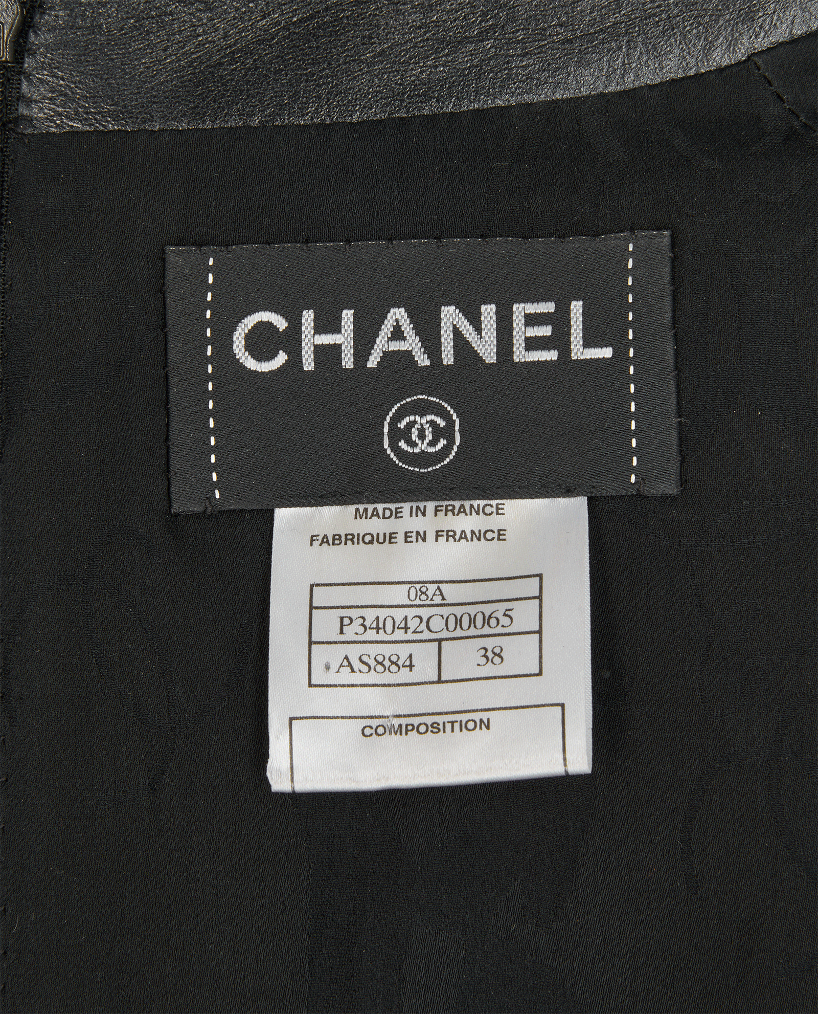 Chanel Midi Dress, &pound;595, Clothing, Black, Leather, Other view