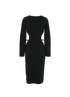 Gucci Cut-Out Dress, &pound;450, Clothing, Black, Cotton, Back view