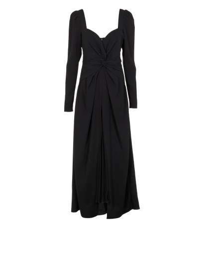 Self-Portrait Pleated Dress, &pound;160, Clothing, Black, Polyester (Polymer), Front view