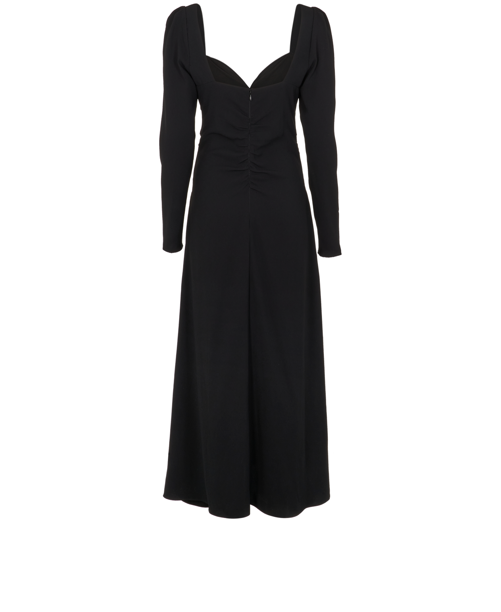 Self-Portrait Pleated Dress, &pound;160, Clothing, Black, Polyester (Polymer), Back view
