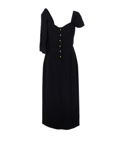 Prada Midi Dress, Acetate, Black, UK10, 2*