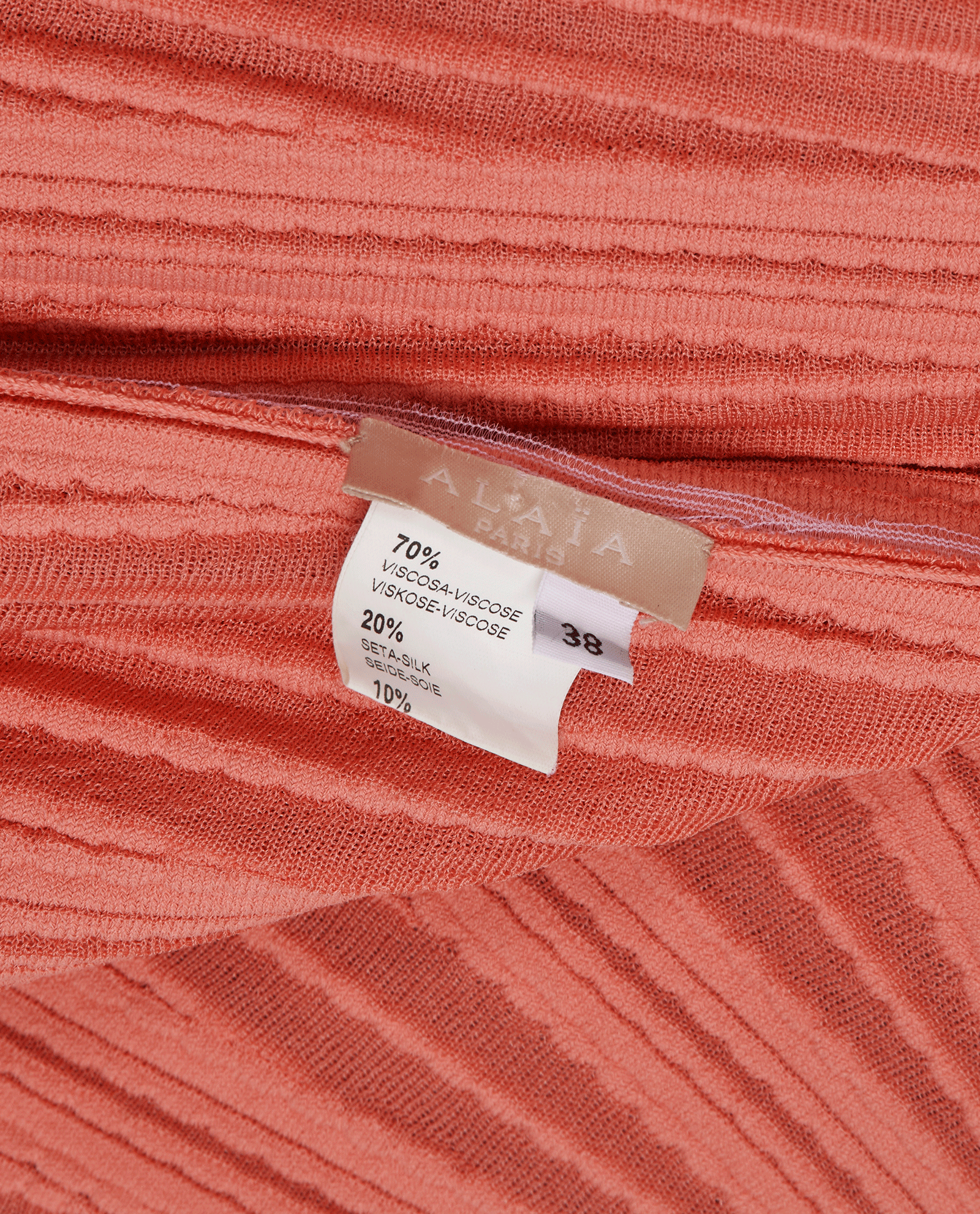 Alaia Ribbed-Knit Sleeveless Dress, &pound;295, Clothing, Pink, Silk/Viscose, Other view