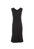 Joseph Midi Sleeveless Dress, &pound;70, Clothing, Black, Silk, Back view