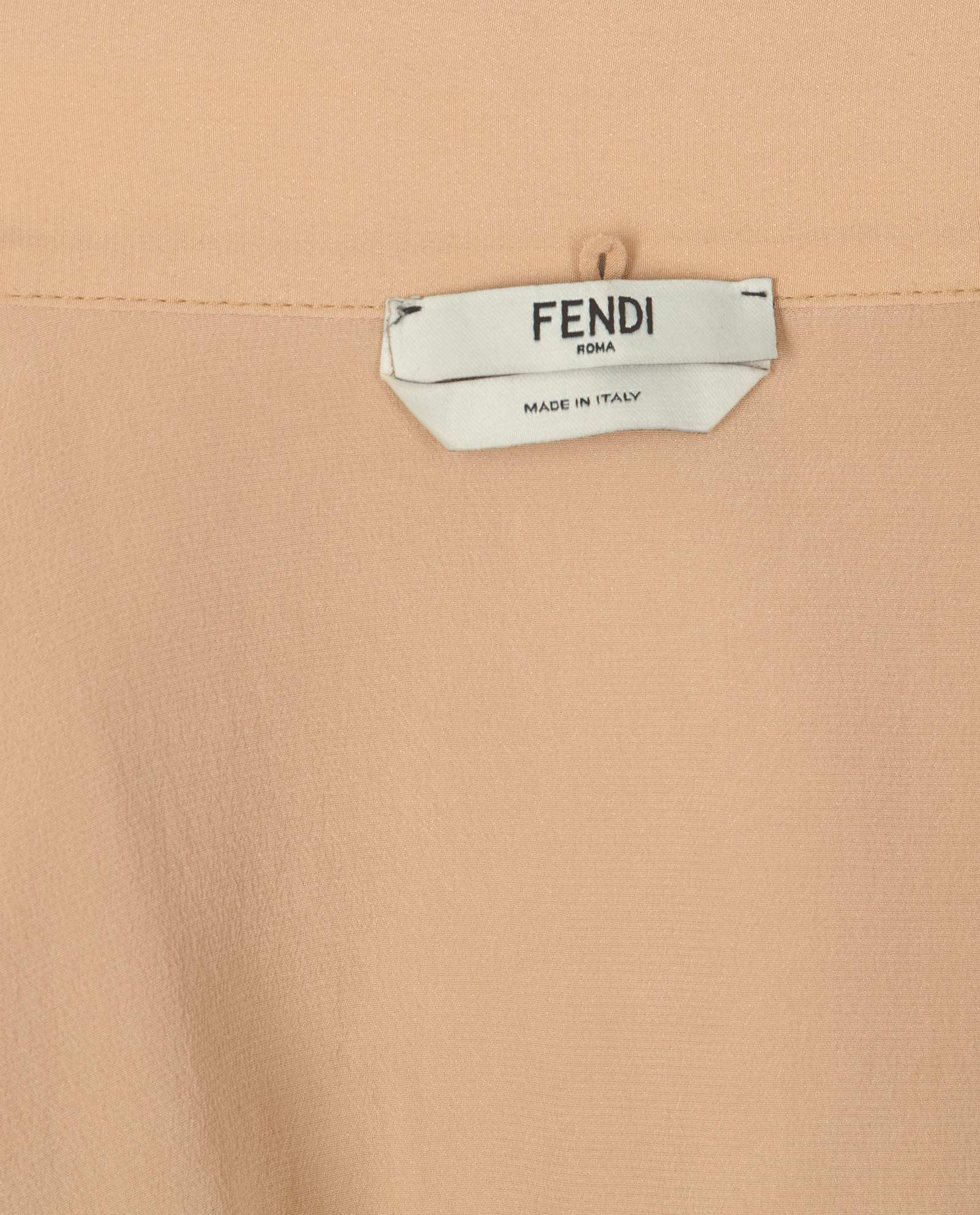 Fendi Long Sleeves Shirt Dress, &pound;220, Clothing, Beige, Silk, Other view