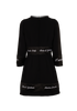 Dolce & Gabbana Santa Sicily Dress, &pound;290, Clothing, Black, Wool, Back view