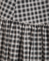 Ganni Check Wrap Dress, &pound;110, Clothing, Black/Grey, Polyester (Polymer), Other view