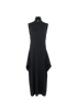 Toteme Draped Knit Dress, &pound;150, Clothing, Black, Silk/Wool, Front view