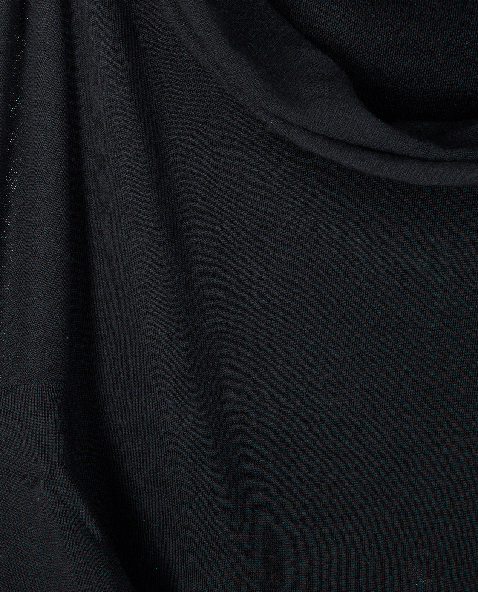 Toteme Draped Knit Dress, &pound;150, Clothing, Black, Silk/Wool, Other view