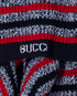 Gucci Striped Knit Dress, &pound;290, Clothing, Navy/Red/White, Cotton/Polyester, Other view