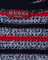 Gucci Striped Knit Dress, &pound;290, Clothing, Navy/Red/White, Cotton/Polyester, Other view