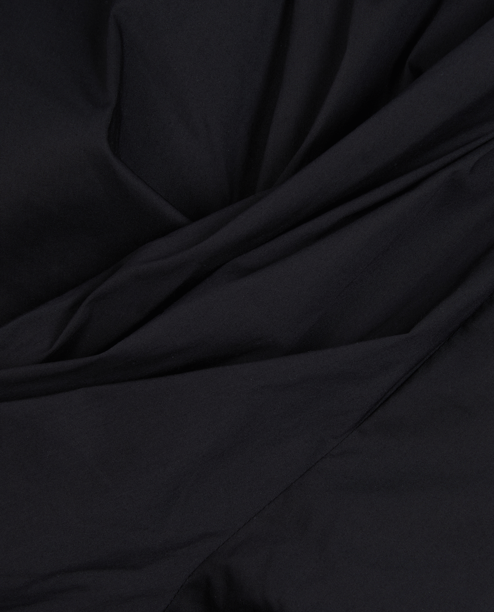 Max Mara Ruched Sleeveless Dress, &pound;120, Clothing, Black, Cotton, Other view