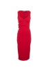 DSquared2 Sleeveless Dress, &pound;120, Clothing, Red, Cotton, Front view