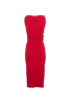 DSquared2 Sleeveless Dress, &pound;120, Clothing, Red, Cotton, Back view