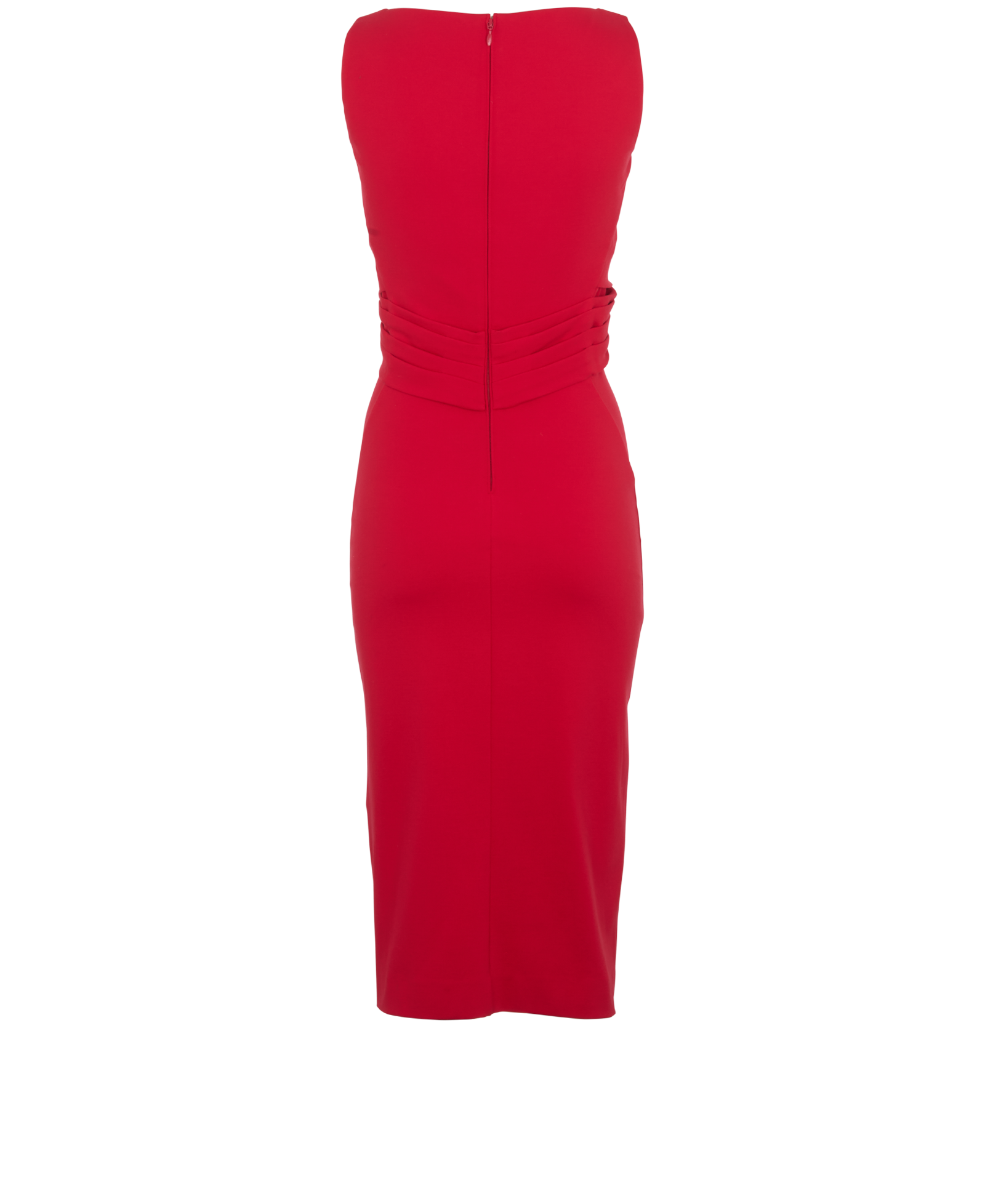 DSquared2 Sleeveless Dress, &pound;120, Clothing, Red, Cotton, Back view