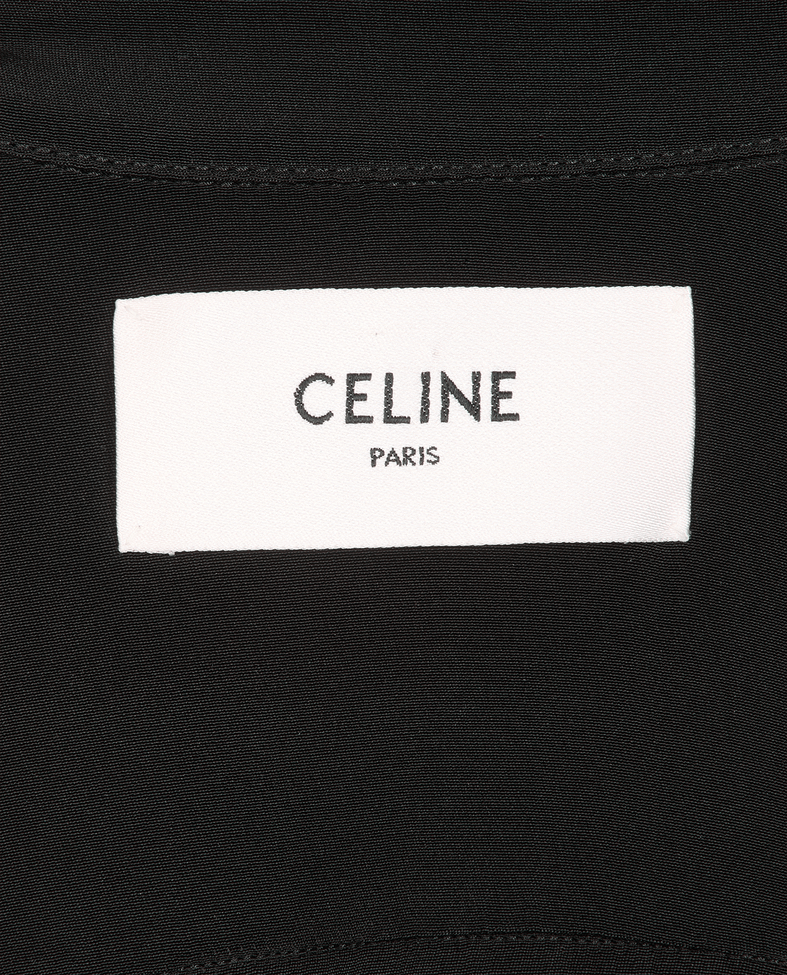 Celine Shirt Midi Dress, &pound;520, Clothing, Black, Silk, Other view