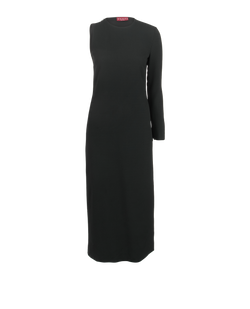 Gucci One Sleeved Dress, Acetate, Blk, UK6, 3*