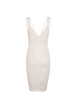 Alaia Cocktail Dress, &pound;290, Clothing, White, Rayon (Polymer), Back view