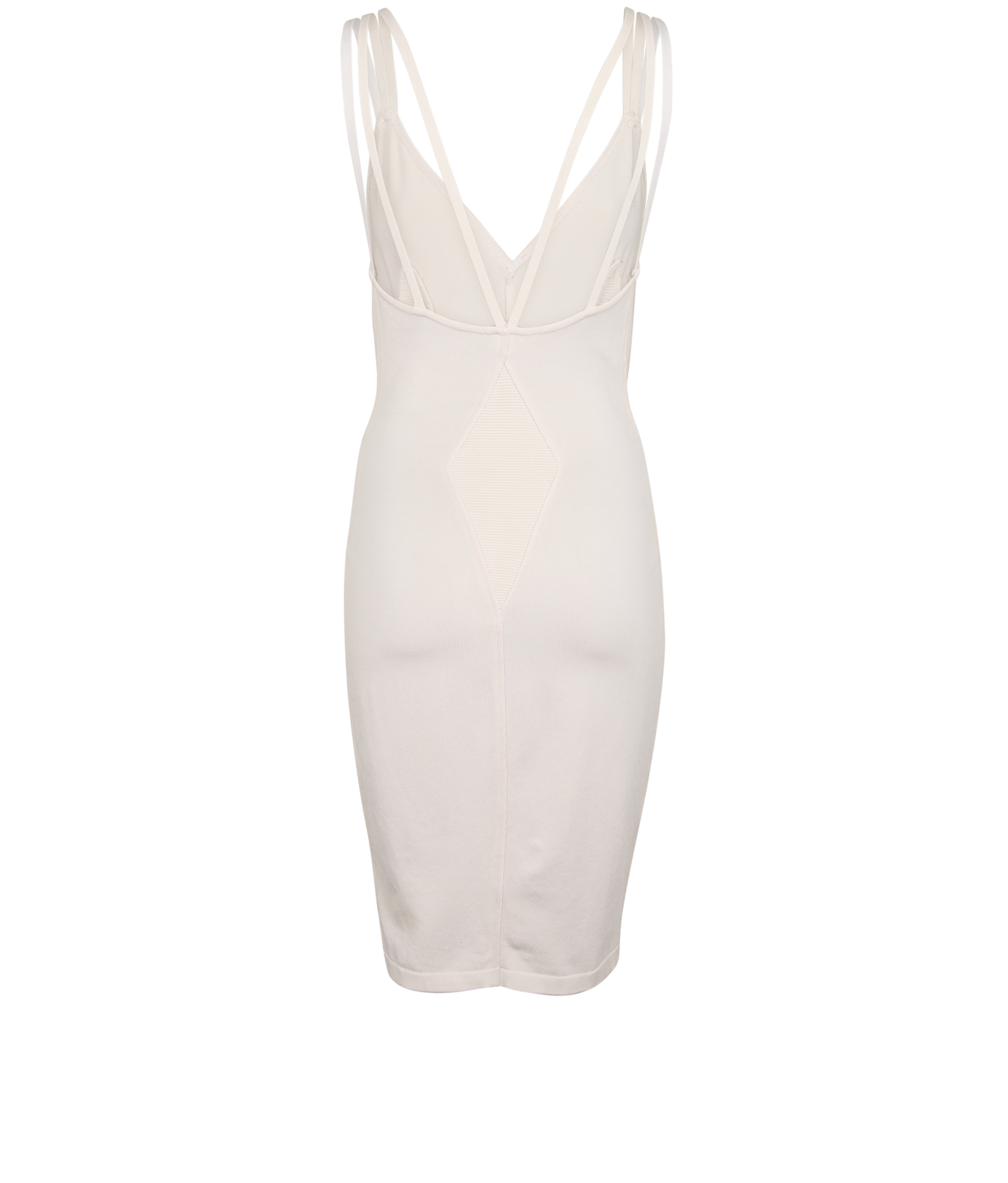 Alaia Cocktail Dress, &pound;290, Clothing, White, Rayon (Polymer), Back view