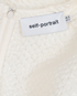 Self-Portait Belted Jacquard Dress, &pound;160, Clothing, Cream, Polyester, Other view