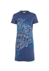 Kenzo T-Shirt Dress, &pound;50, Clothing, Blue, Cotton, Front view