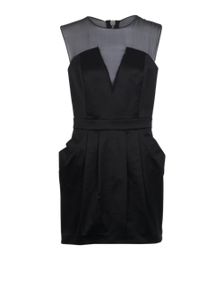 Pierre Balmain Mini Dress, Cotton, Black, UK10, 3*